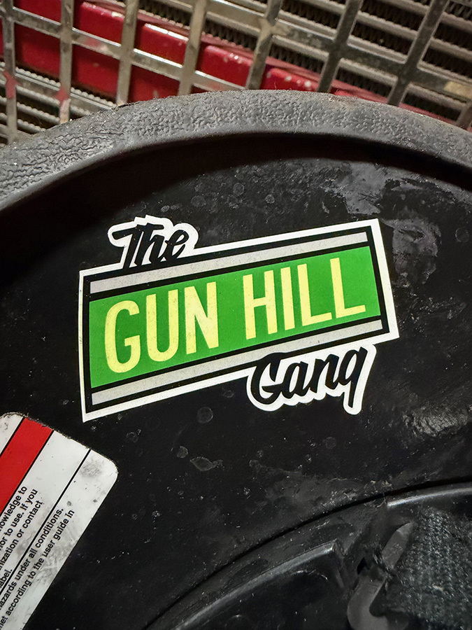 Gun Hill Gang “Street Sign” Helmet Sticker