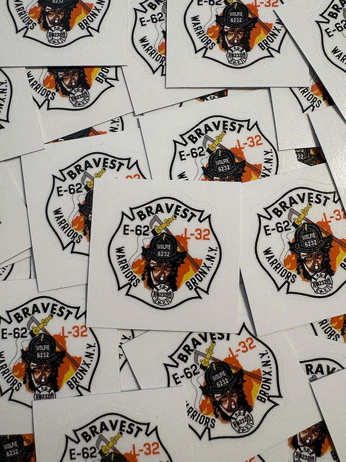 Gun Hill Gang “Vintage Wolfie” Helmet Sticker